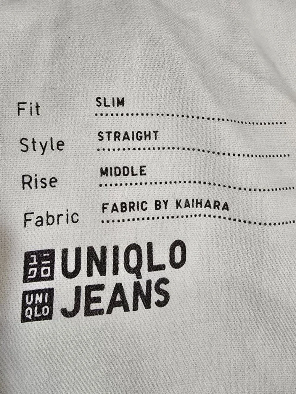 Uniqlo Jeans Men's Selvedge Blue Kaihara Denim Slim Straight Jean - Sz 30x32*